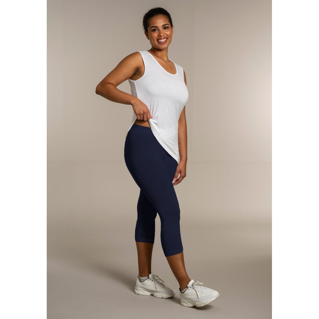 Sandgaard Jersey Leggings 3/4 Leggings Dark Blue