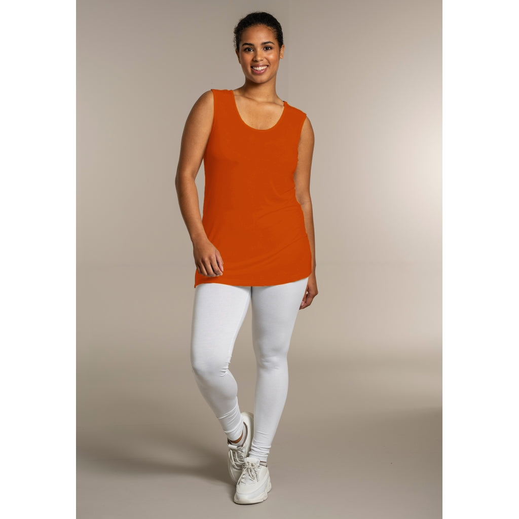 Sandgaard Kort panel top Top Chili Orange