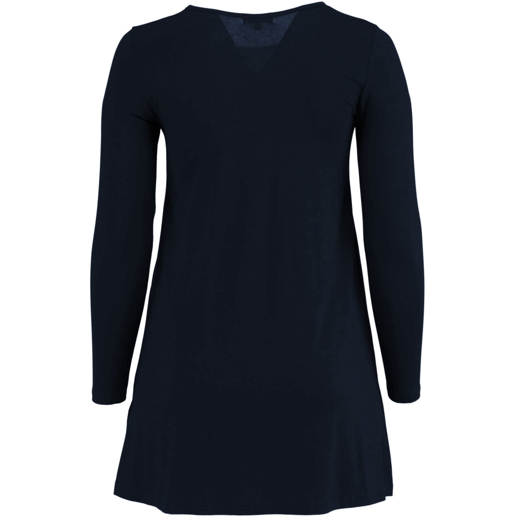 Sandgaard A-shape bluse med lange ærmer T-Shirt Dark Blue
