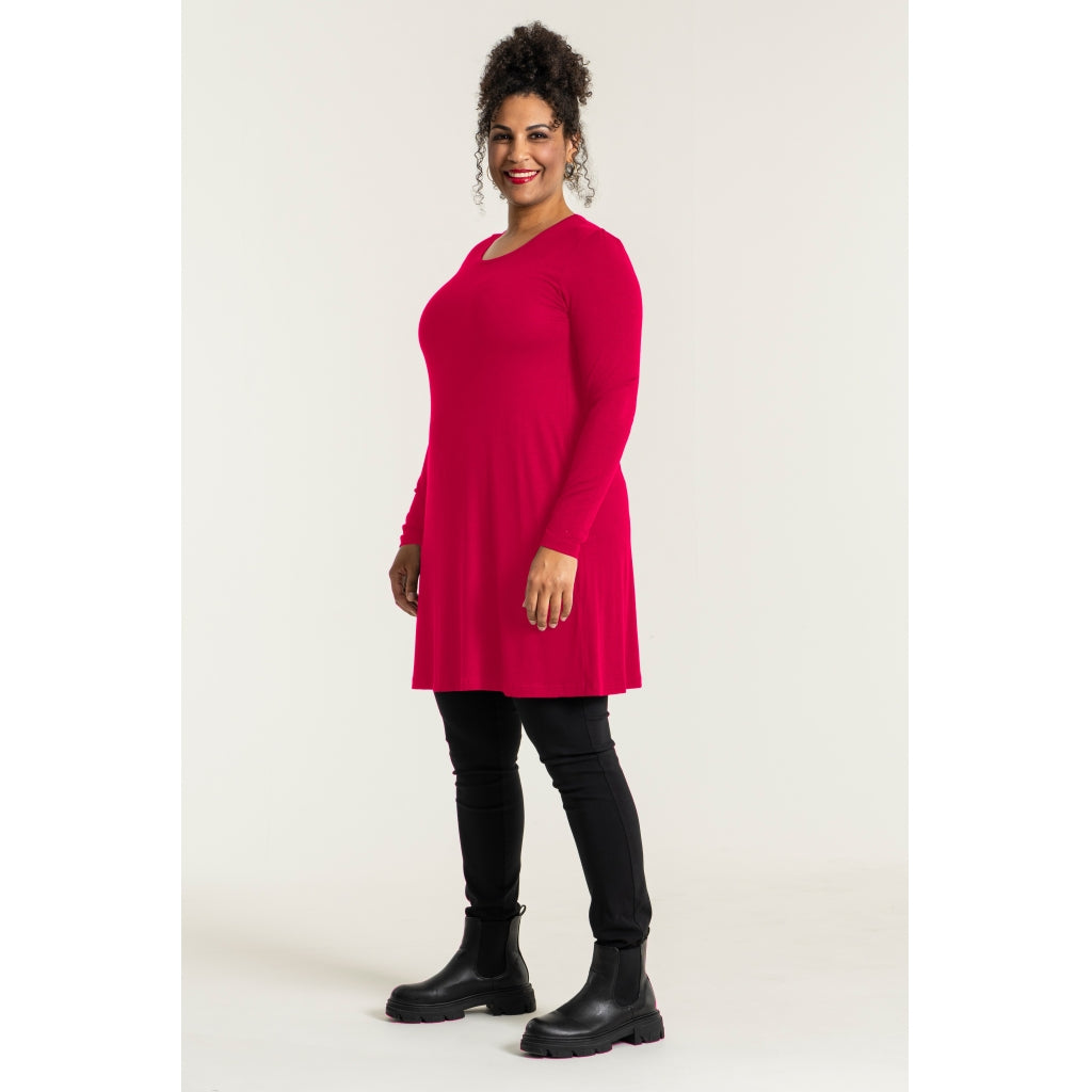 Sandgaard A-shape bluse med lange ærmer T-Shirt Pink