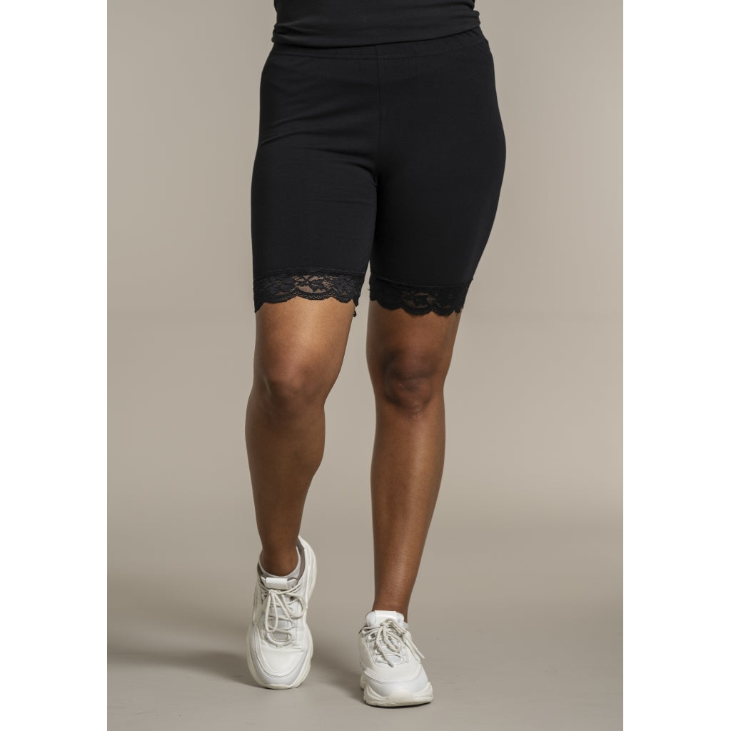 Sandgaard Cykelshorts med blonder Biker Shorts Black