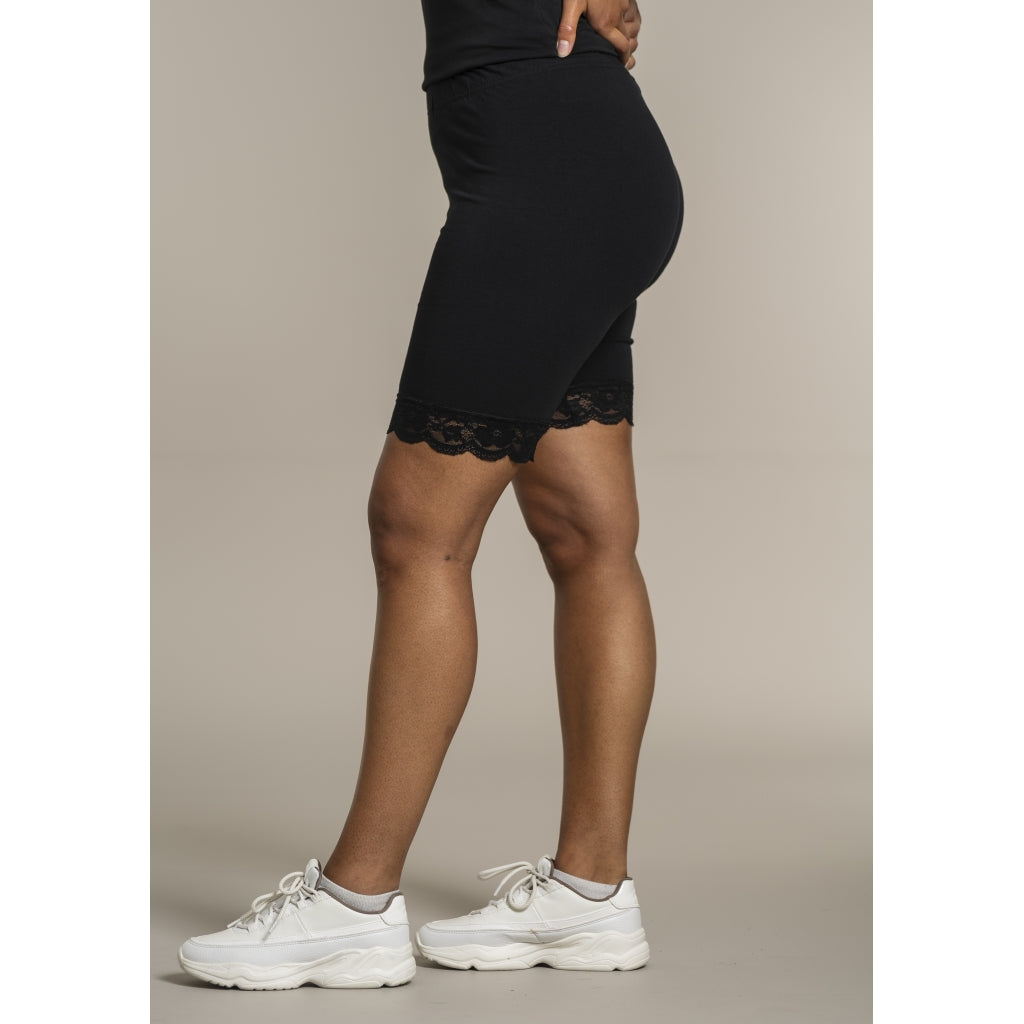 Sandgaard Cykelshorts med blonder Biker Shorts Black