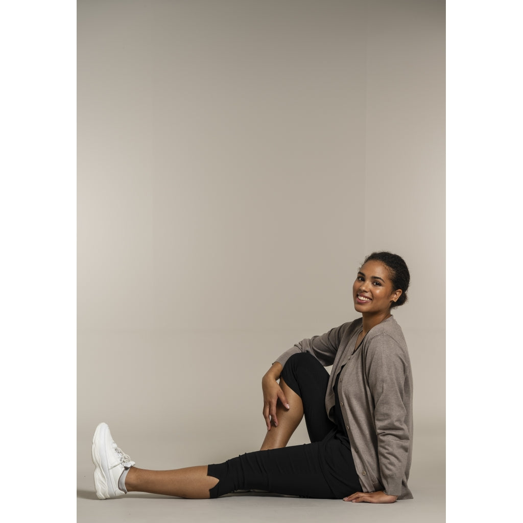 Sandgaard Cardigan Kort Cardigan Beige melange