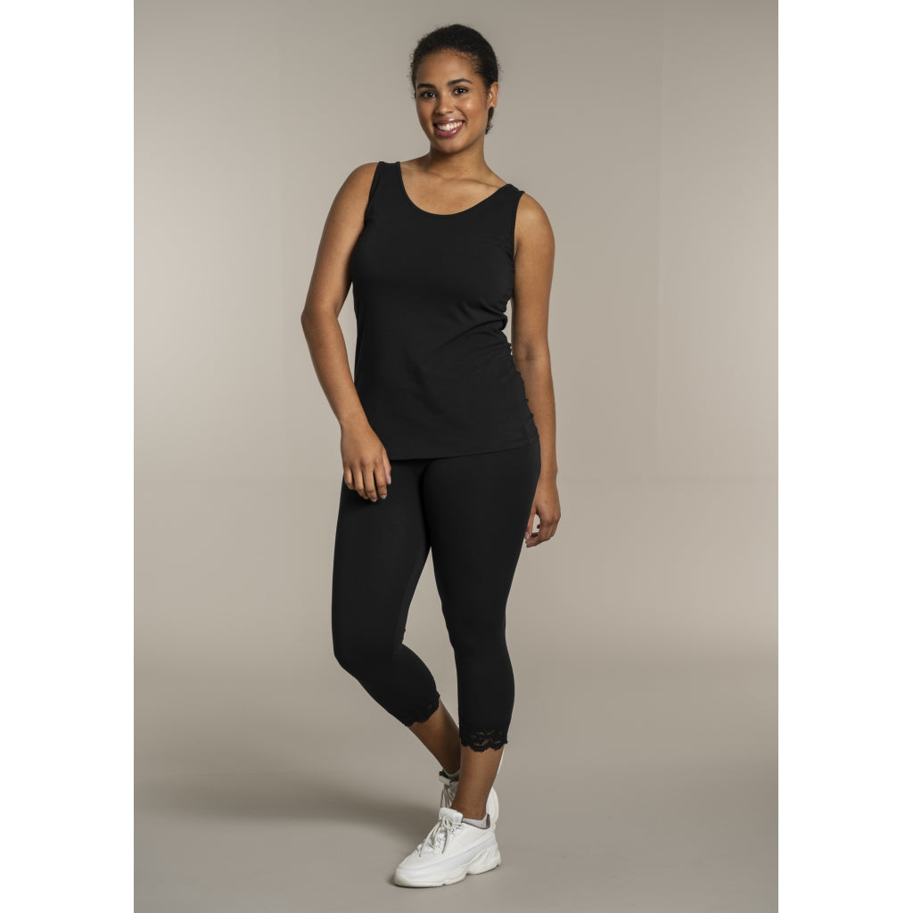 Sandgaard Bomulds top Top Black