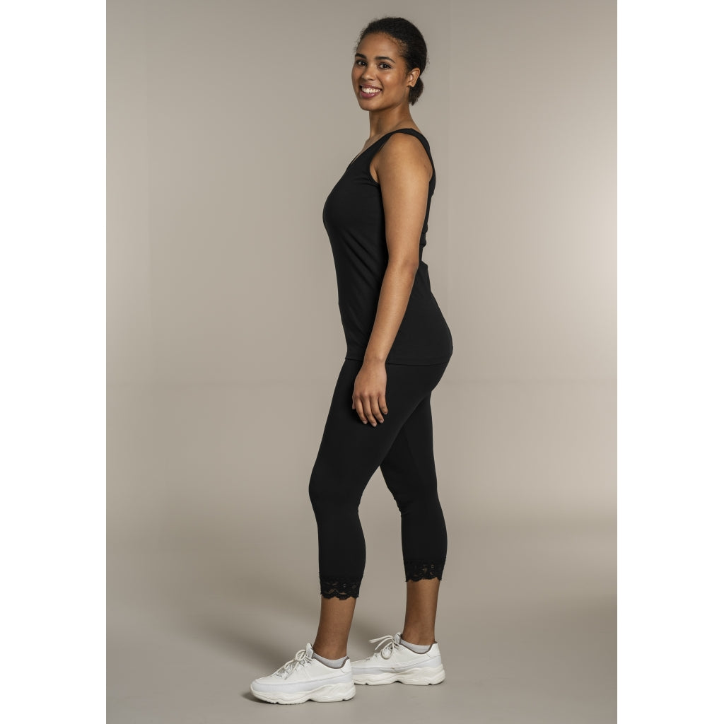 Sandgaard Bomulds top Top Black