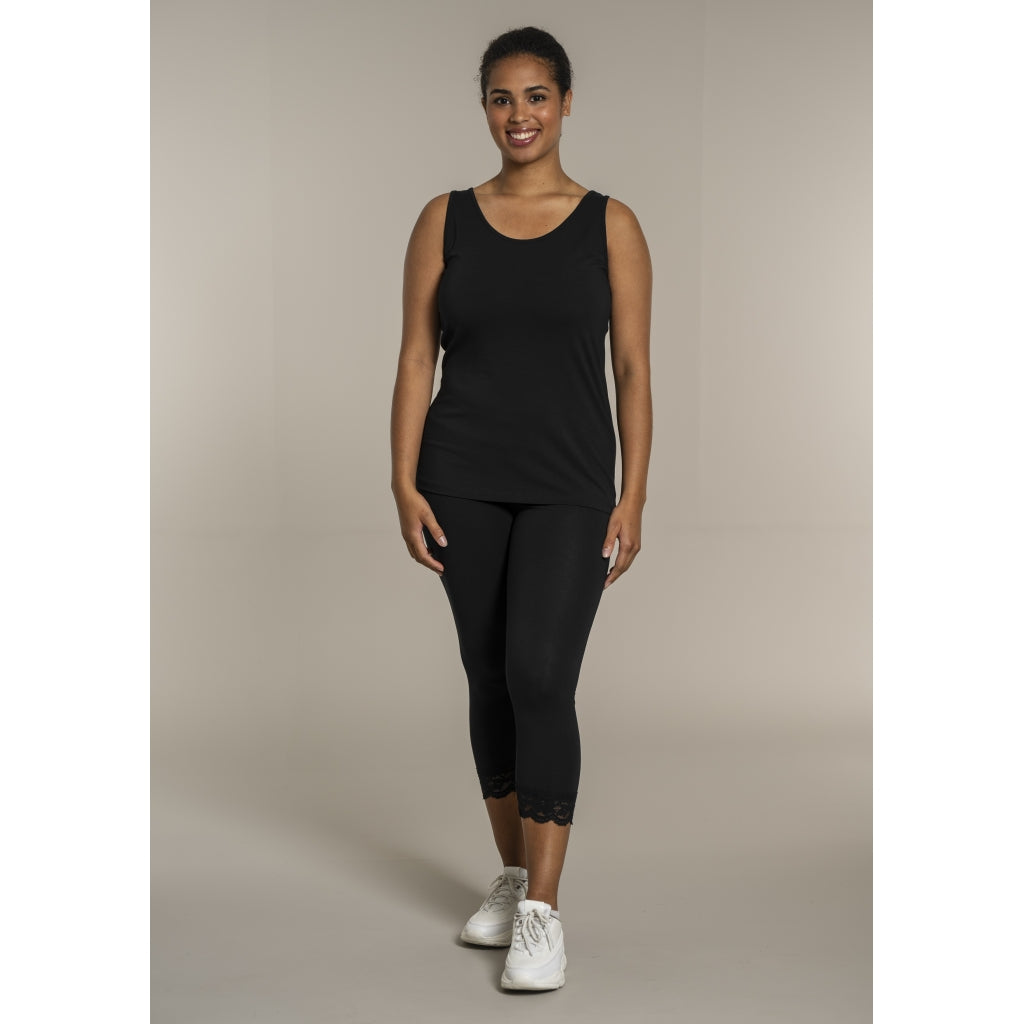Sandgaard Bomulds top Top Black