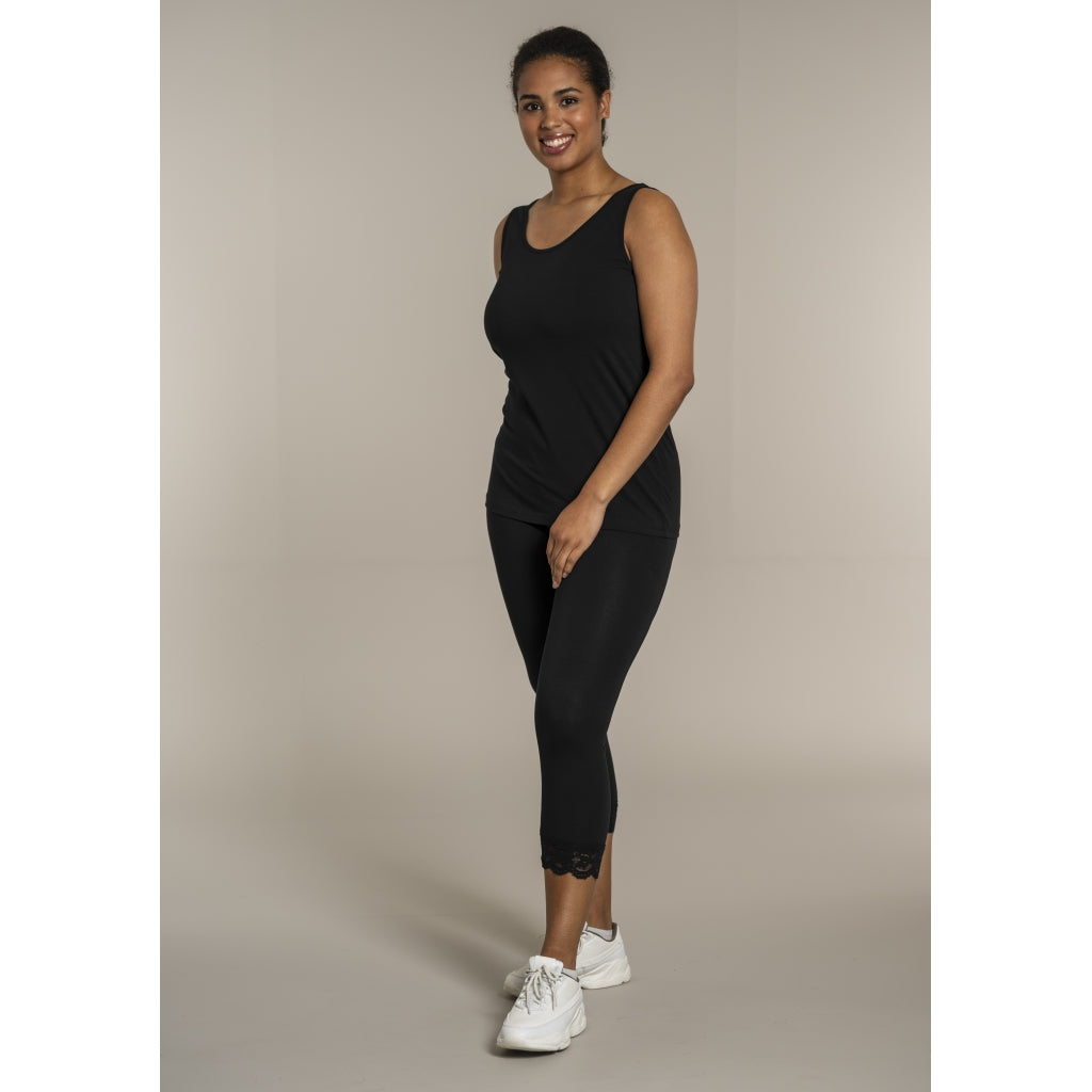 Sandgaard Bomulds top Top Black