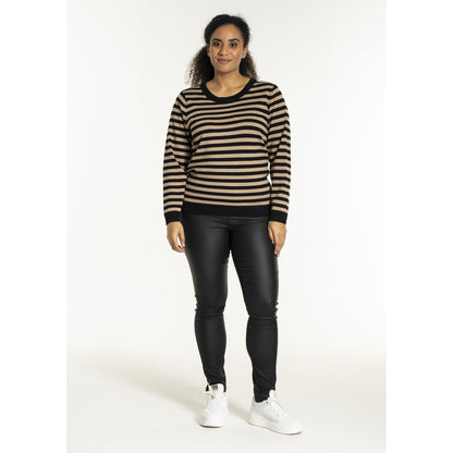 Sandgaard Helsinki - Blouse - Stripes Blouse Black/Sand