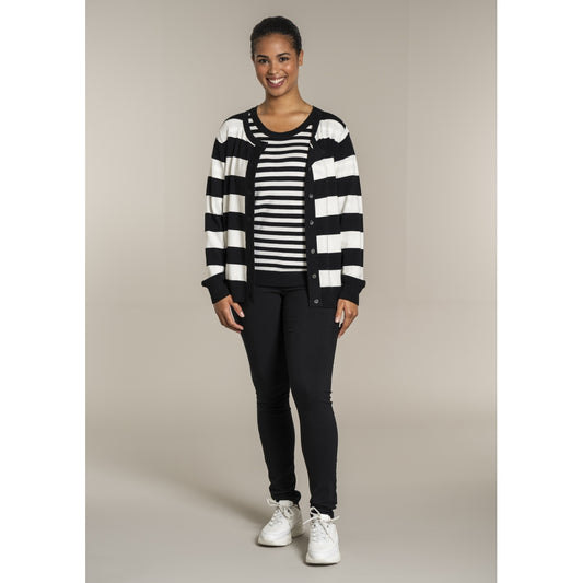 Sandgaard Helsinki - Cardigan Cardigan Black/Offwhite