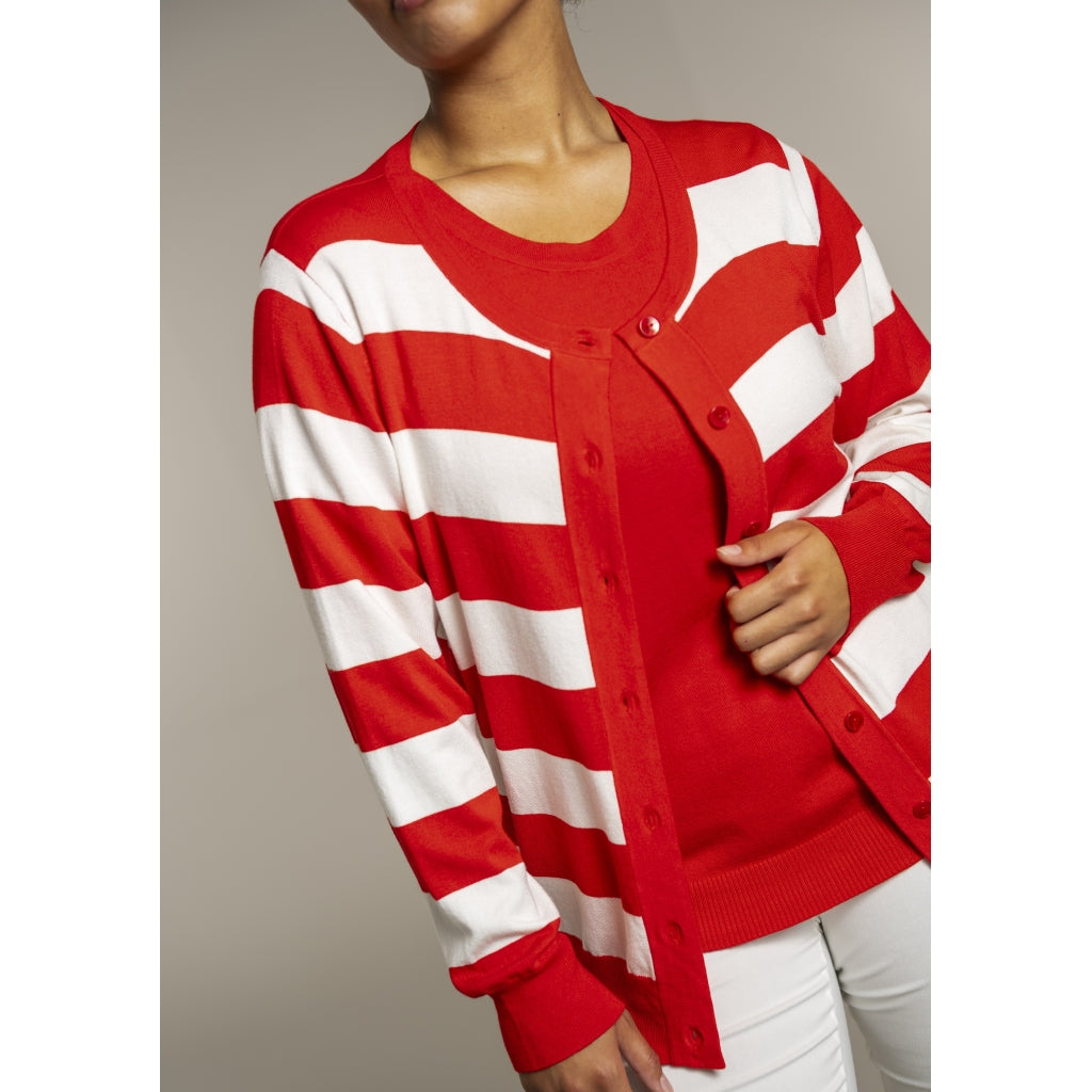 Sandgaard Helsinki - Cardigan Cardigan Mandarin/Offwhite
