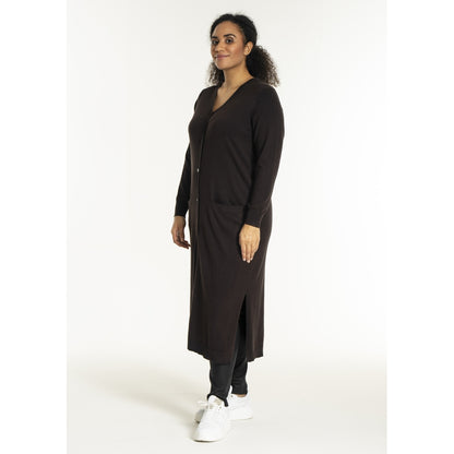 Sandgaard Helsinki - Long Cardigan Cardigan Dark Brown