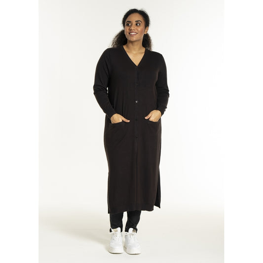 Sandgaard Helsinki - Long Cardigan Cardigan Dark Brown