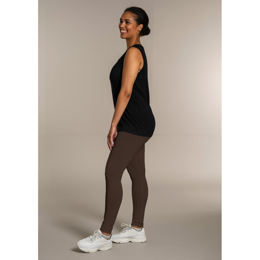 Sandgaard Jersey Leggings Leggings Brown