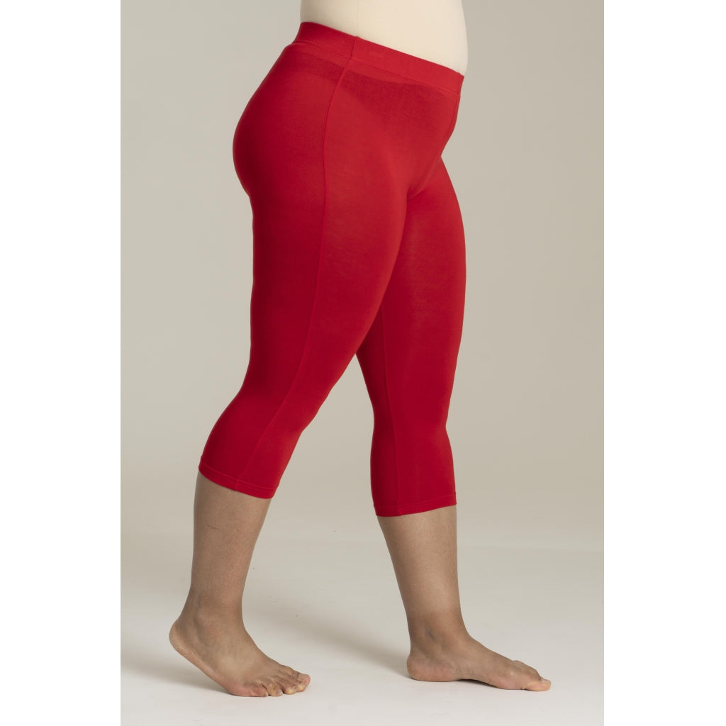 Sandgaard Jersey Leggings 3/4 Leggings Red