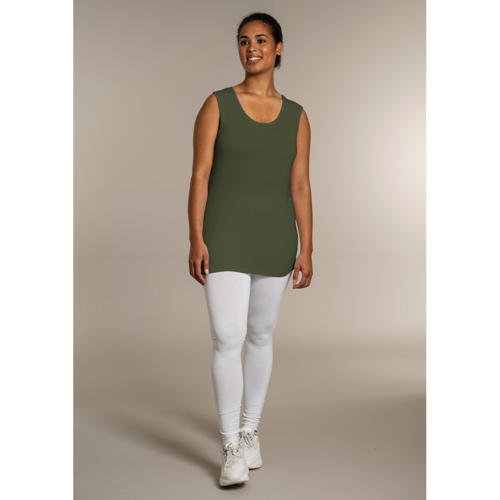 Sandgaard Kort panel top Top 1 Khakigreen