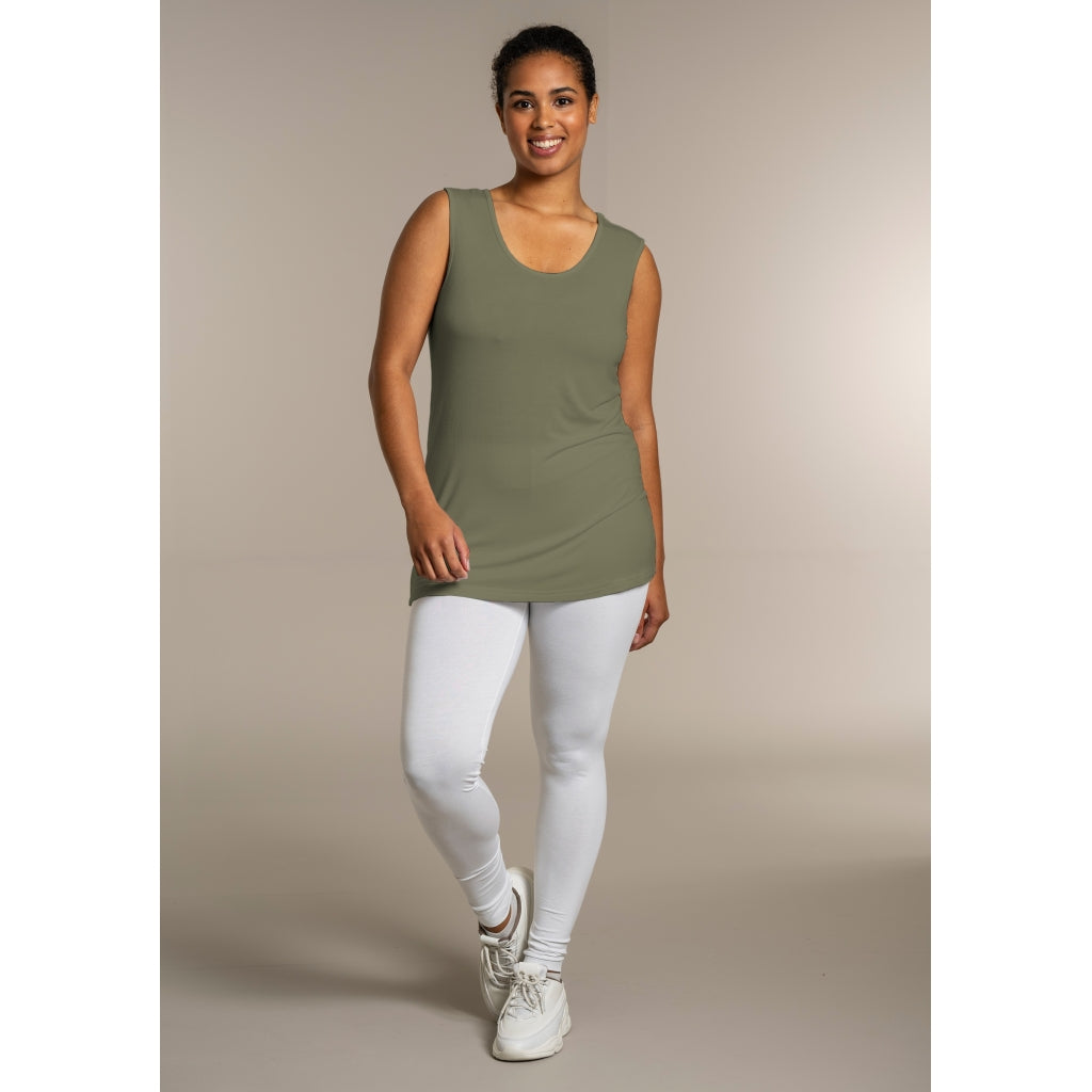 Sandgaard Kort panel top Top Army Green