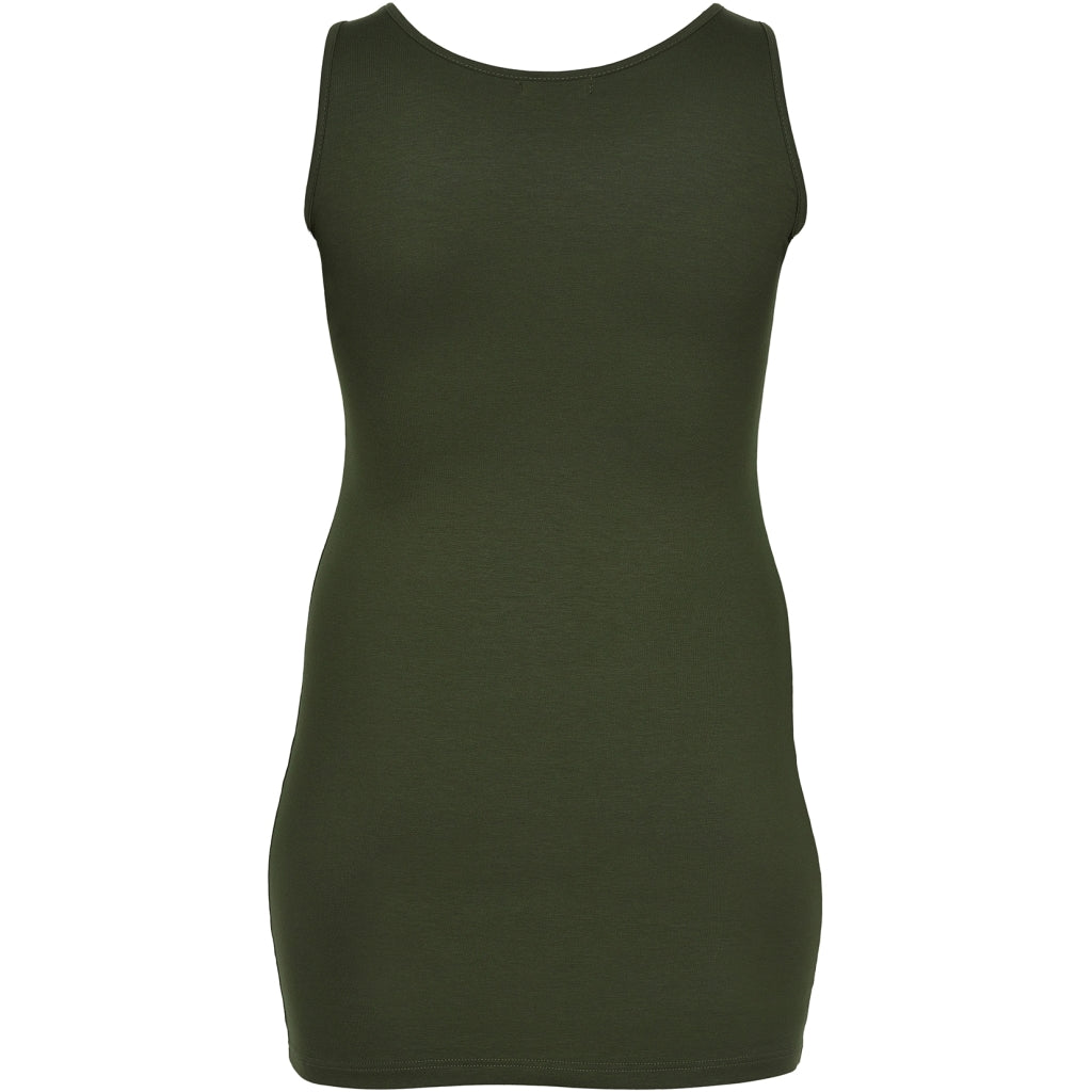 Sandgaard Panel top long Top Khakigreen