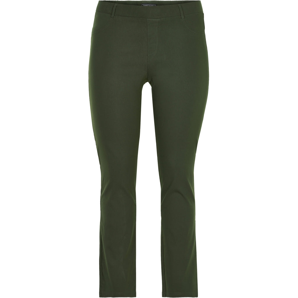 Sandgaard Pants mede brede ben Pants Khakigreen