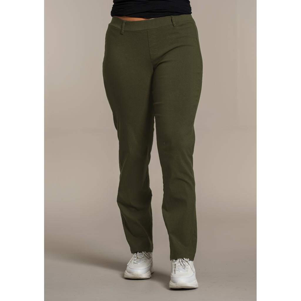 Sandgaard Pants mede brede ben Pants Khakigreen