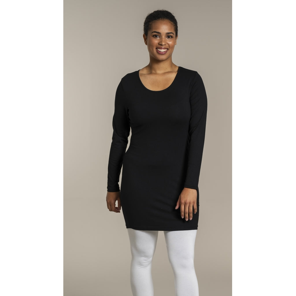 Sandgaard Slim lang ærmet t-shirt T-Shirt Black