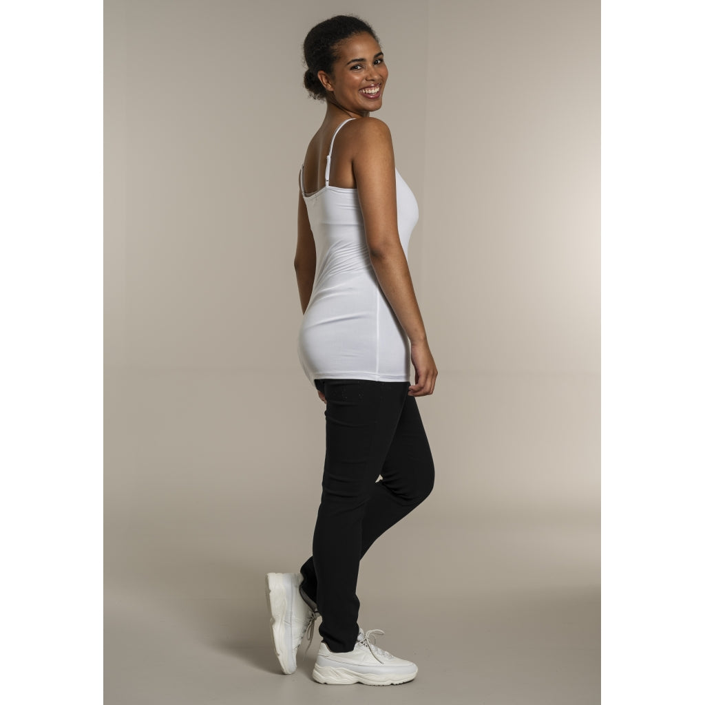 Sandgaard Slip Strop Top Kort Top White