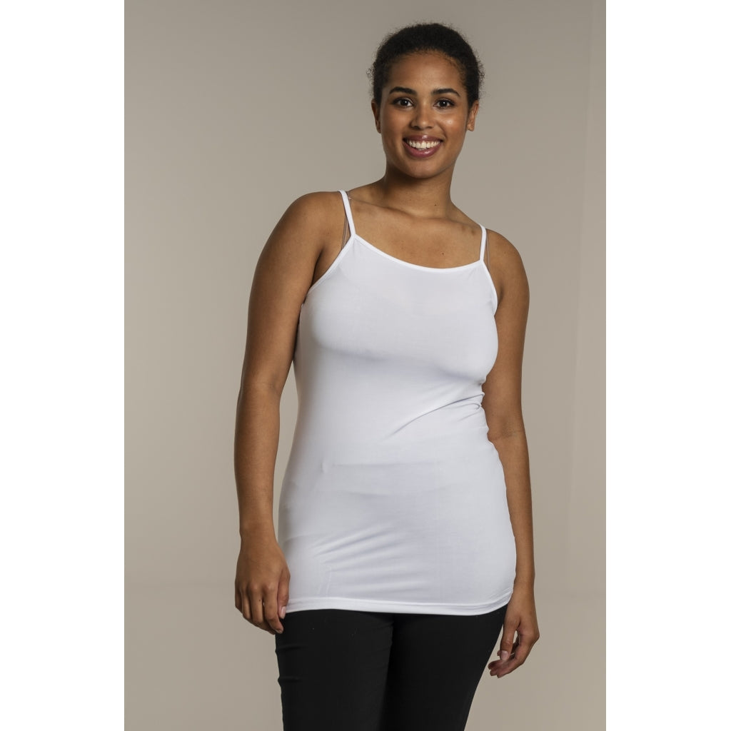Sandgaard Slip Strop Top Kort Top White