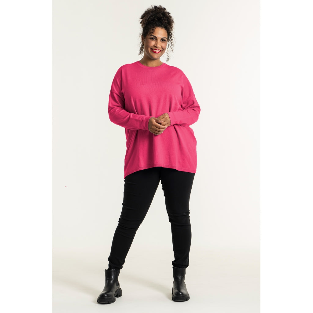 Sandgaard Strikket langærmet bluse Blouse Pink