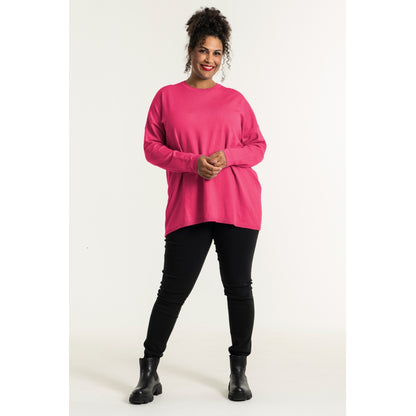 Sandgaard Strikket langærmet bluse Blouse Pink