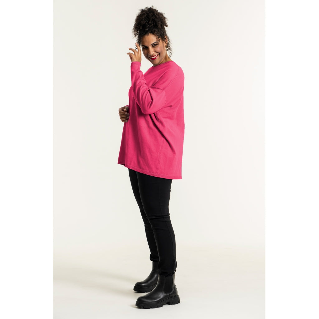 Sandgaard Strikket langærmet bluse Blouse Pink