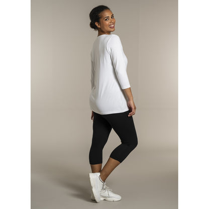 Sandgaard T-shirt med 3/4 ærmer T-Shirt White