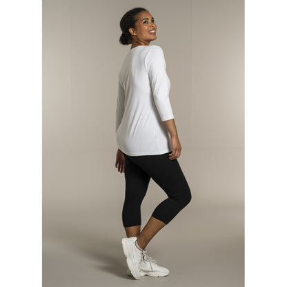 Sandgaard T-shirt med 3/4 ærmer T-Shirt White