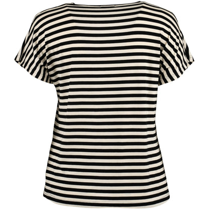 Sandgaard T-shirt striped T-Shirt Striped Black/Offwhite