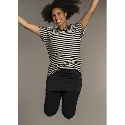 Sandgaard T-shirt striped T-Shirt Striped Black/Offwhite