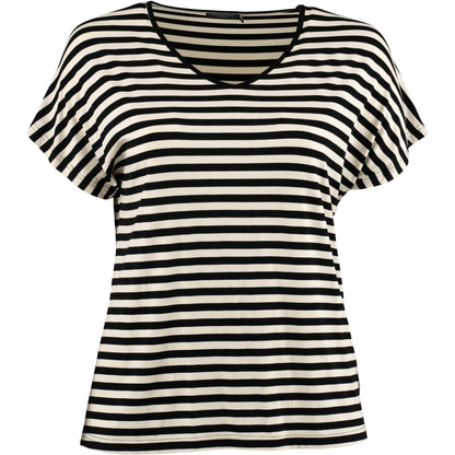 Sandgaard T-shirt striped T-Shirt Striped Black/Offwhite