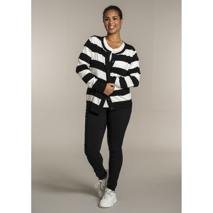 Sandgaard pant Cardigan Black/Offwhite