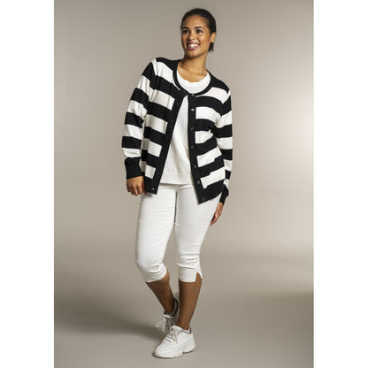 Sandgaard pant Cardigan Black/Offwhite