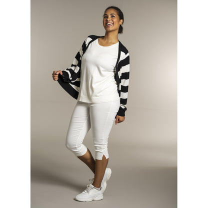 Sandgaard pant Cardigan Black/Offwhite