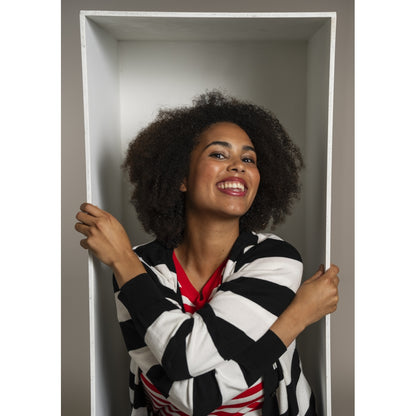 Sandgaard pant Cardigan Black/Offwhite