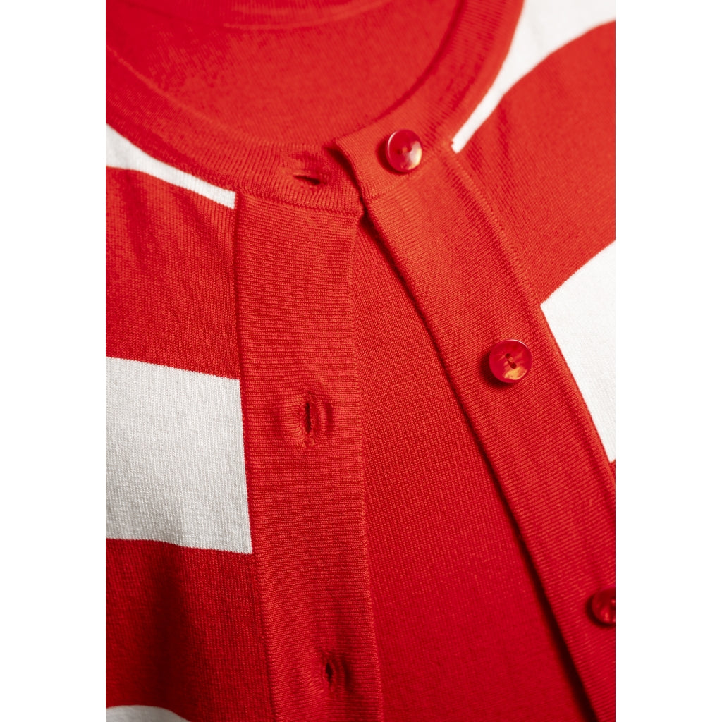 Sandgaard pant Cardigan Mandarin/Offwhite