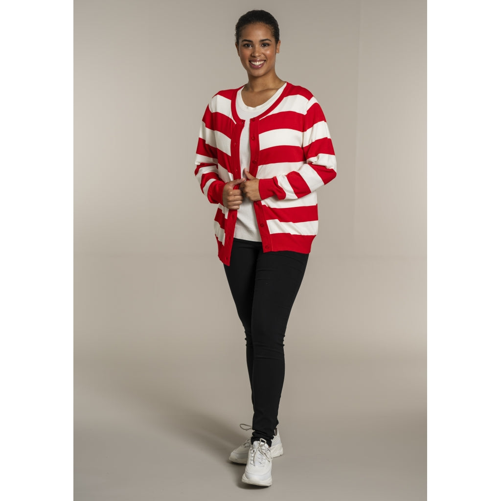 Sandgaard pant Cardigan Mandarin/Offwhite