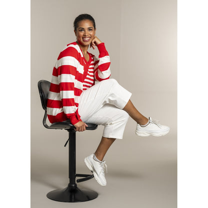 Sandgaard pant Cardigan Mandarin/Offwhite