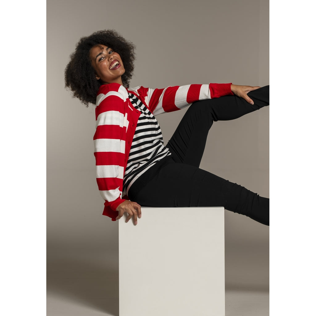 Sandgaard pant Cardigan Mandarin/Offwhite