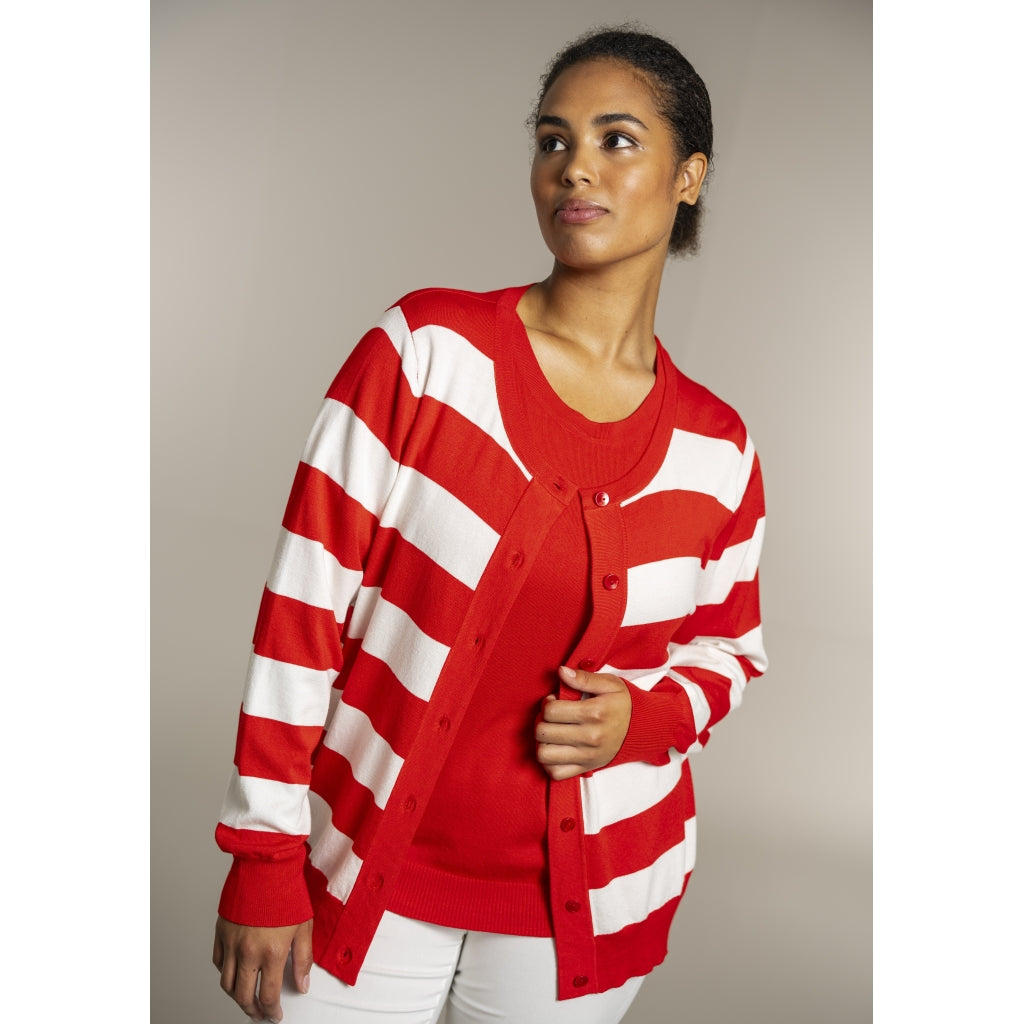 Sandgaard pant Cardigan Mandarin/Offwhite